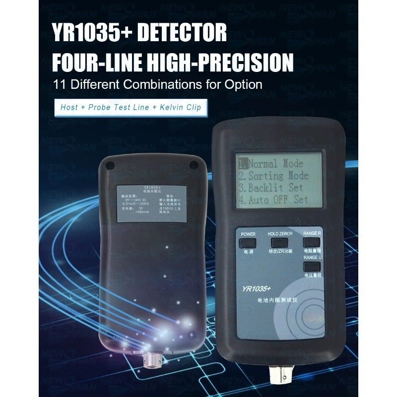 Gzyora Store  Four‑Wire YR1035 - Battery Internal Resistance Tester Four Wire ulasan dan harga